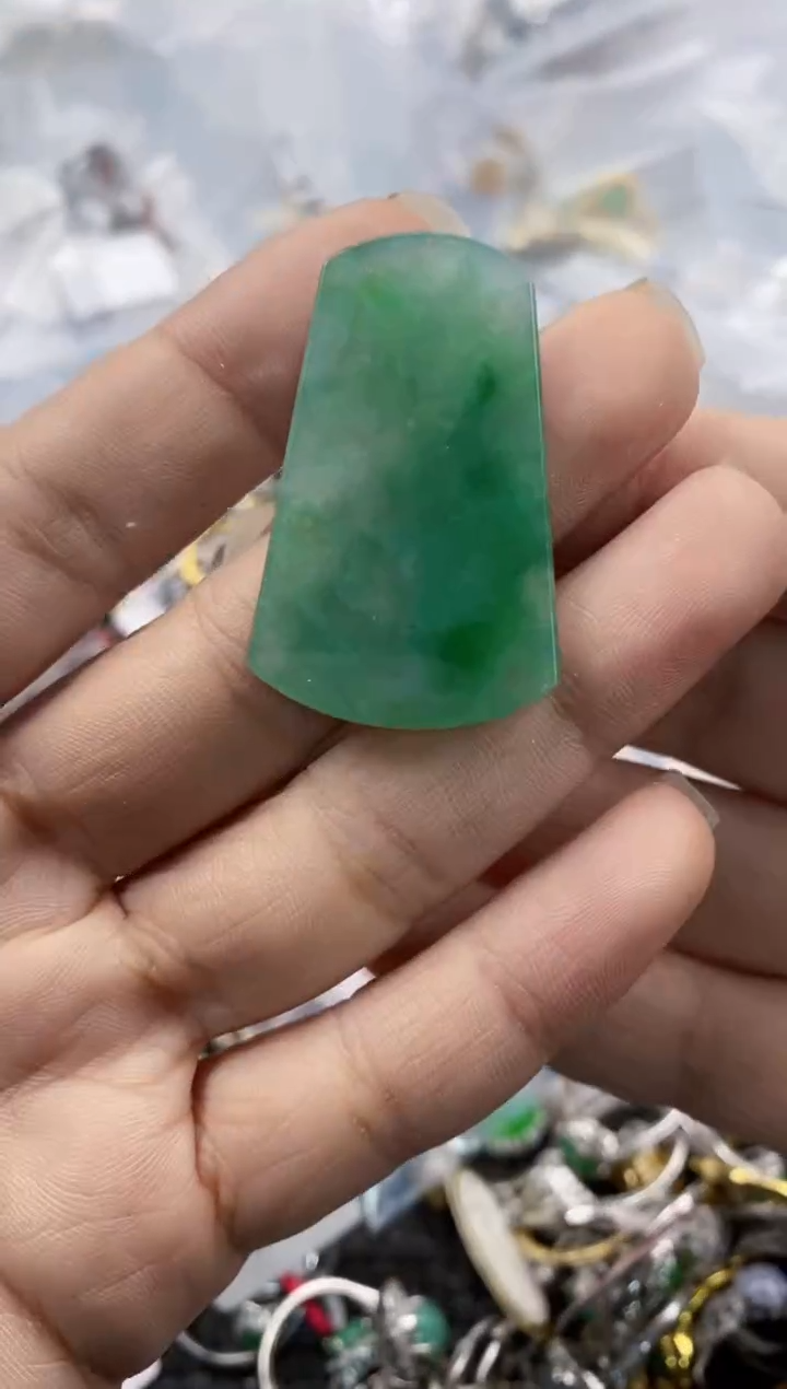 未镶嵌戒指翡翠444---4