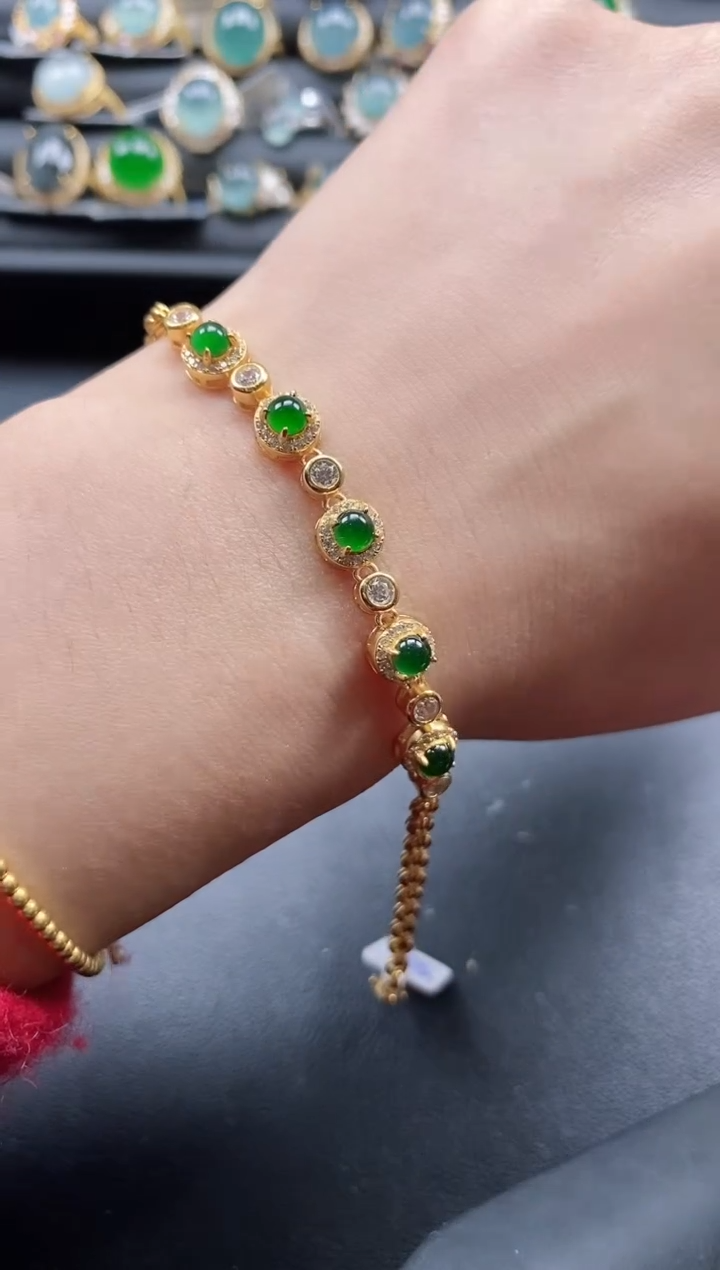 【闪购商品】翡翠戒指银S925镶嵌1111