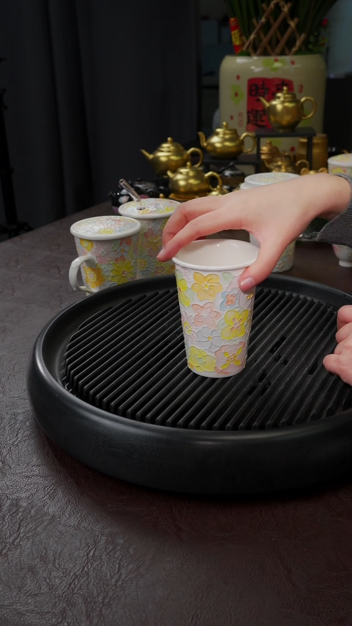 【闪购商品】杯【宜景窑梦幻花神】可乐杯