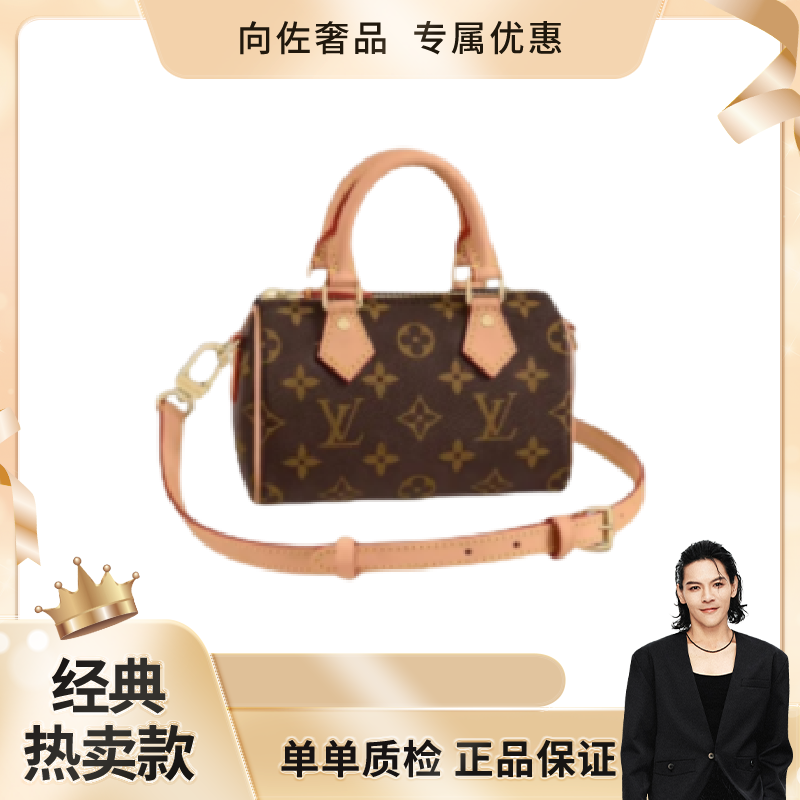 未使用 LouisVuitton/路易威登 Speedy nano枕头包