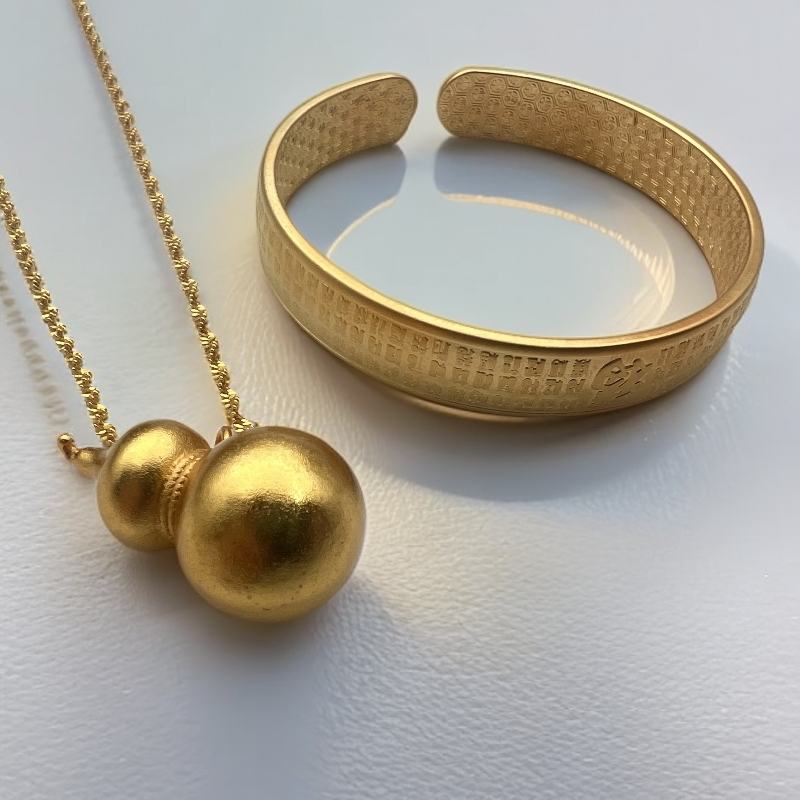 【七七专属】精美时尚百搭合金套装手镯+吊坠TZ64260