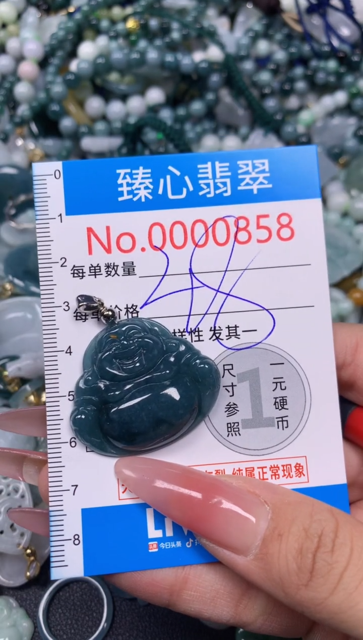 【闪购商品】翡翠颈饰未镶嵌含绳000858