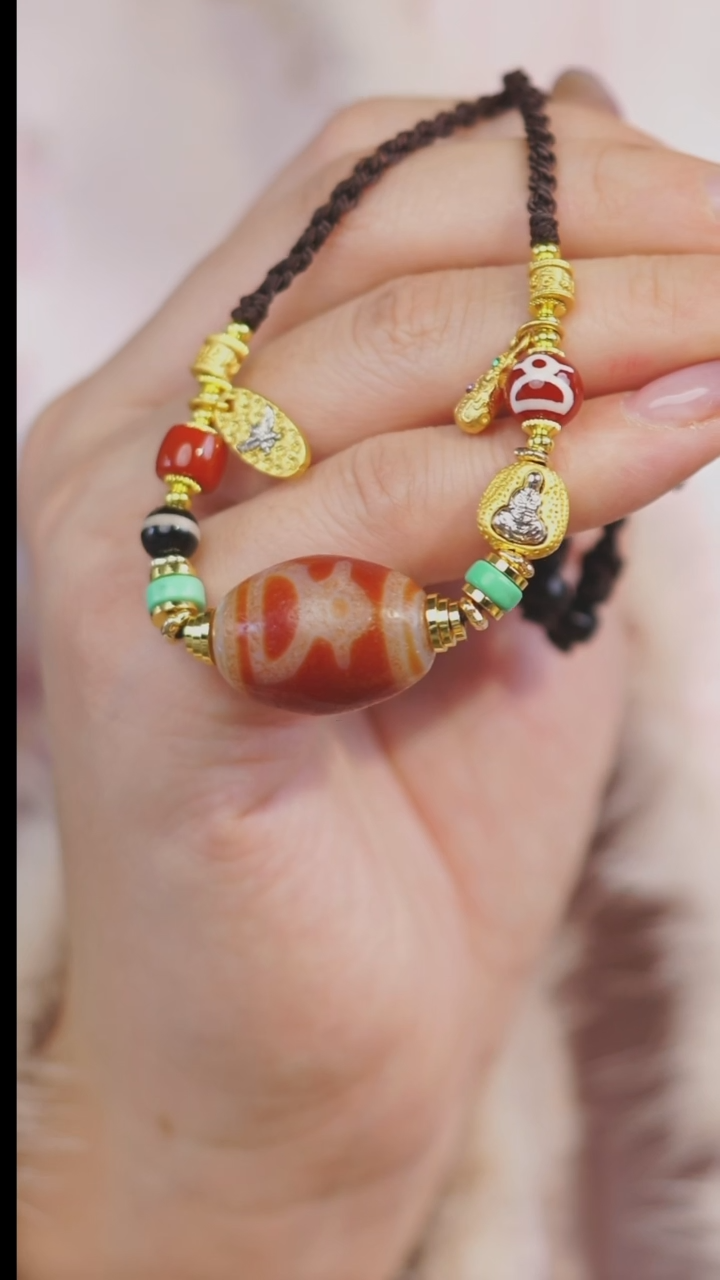 【闪购商品】玛瑙/玉髓项链未镶嵌多样性发一