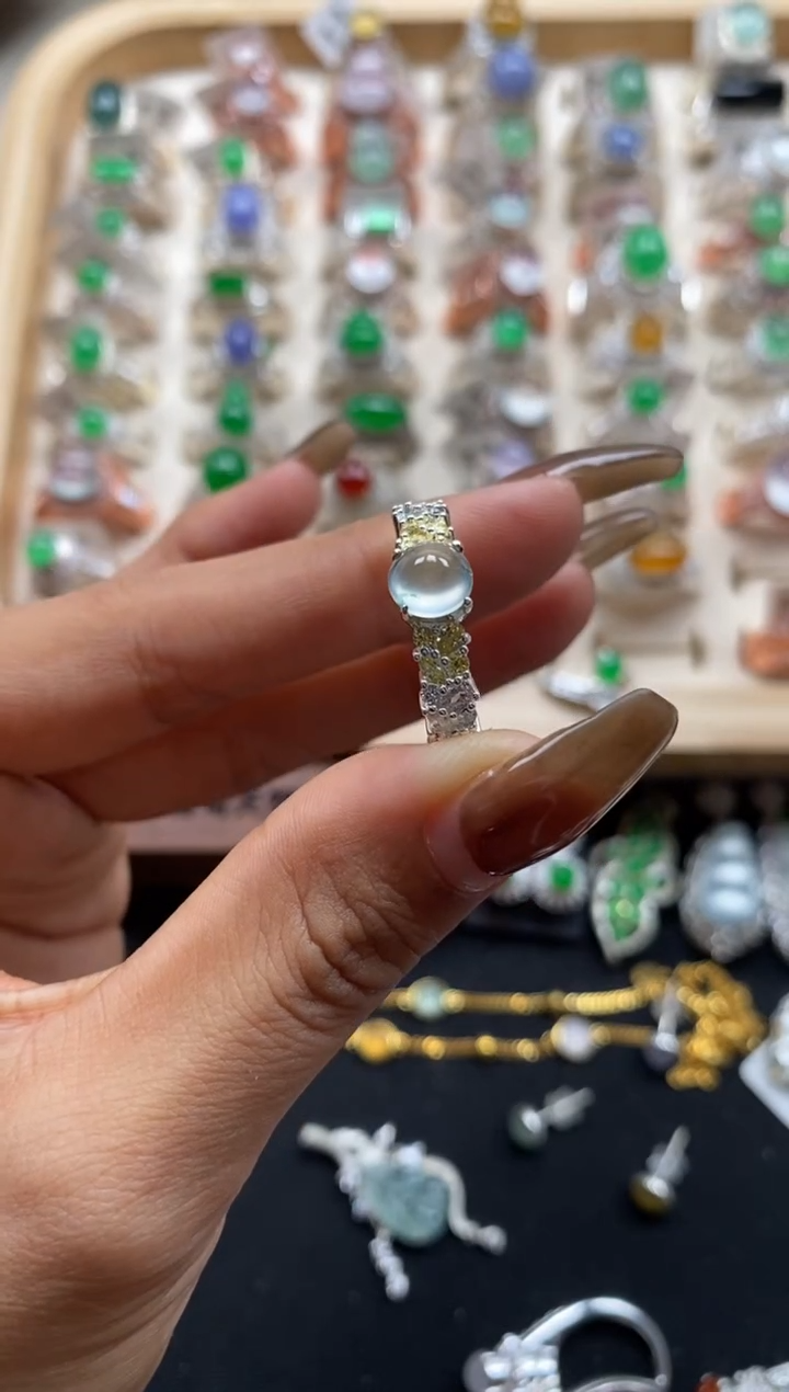 未镶嵌戒指翡翠缅甸天然a货翡翠