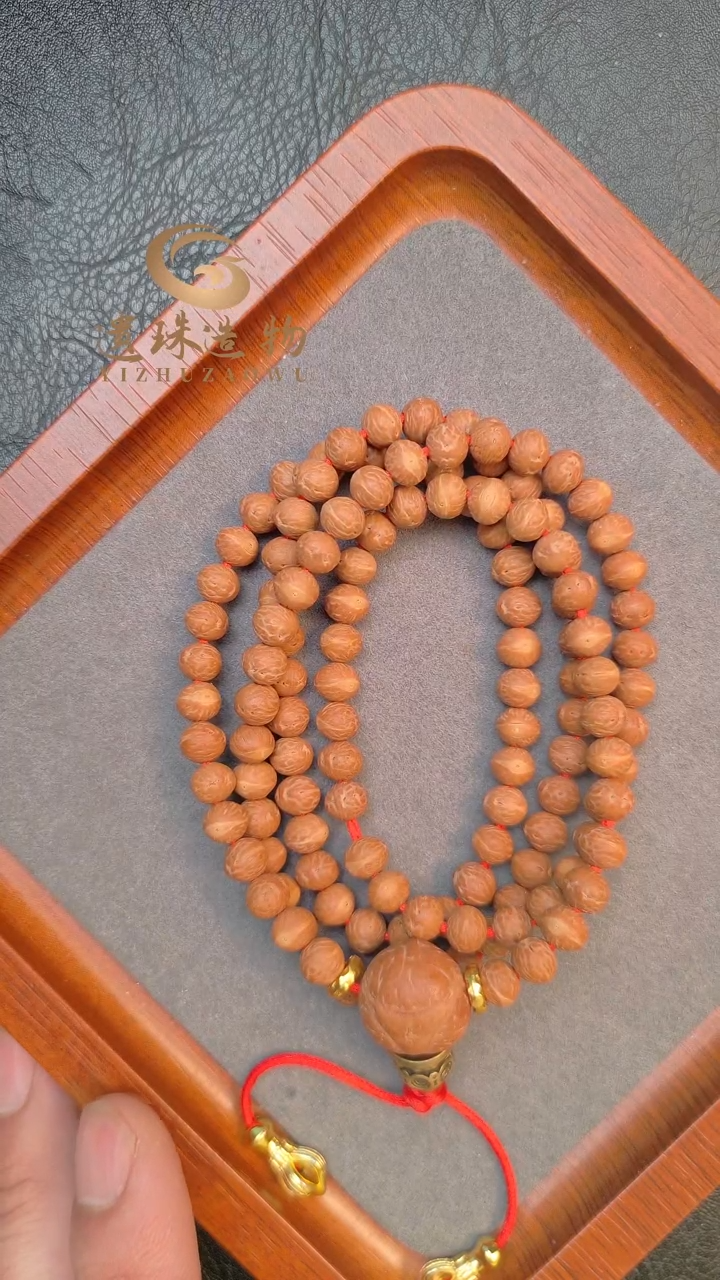 吊坠凤眼菩提酸枣核手持108念珠 尺寸6.0mm