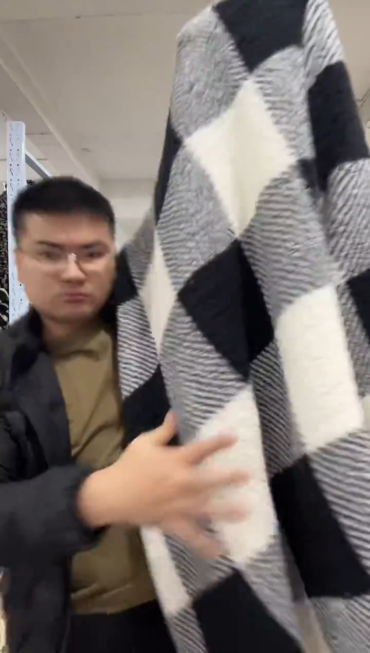 兔毛【2*2.3米双层加厚加密毯子】外贸原单毛毯底价拼手速