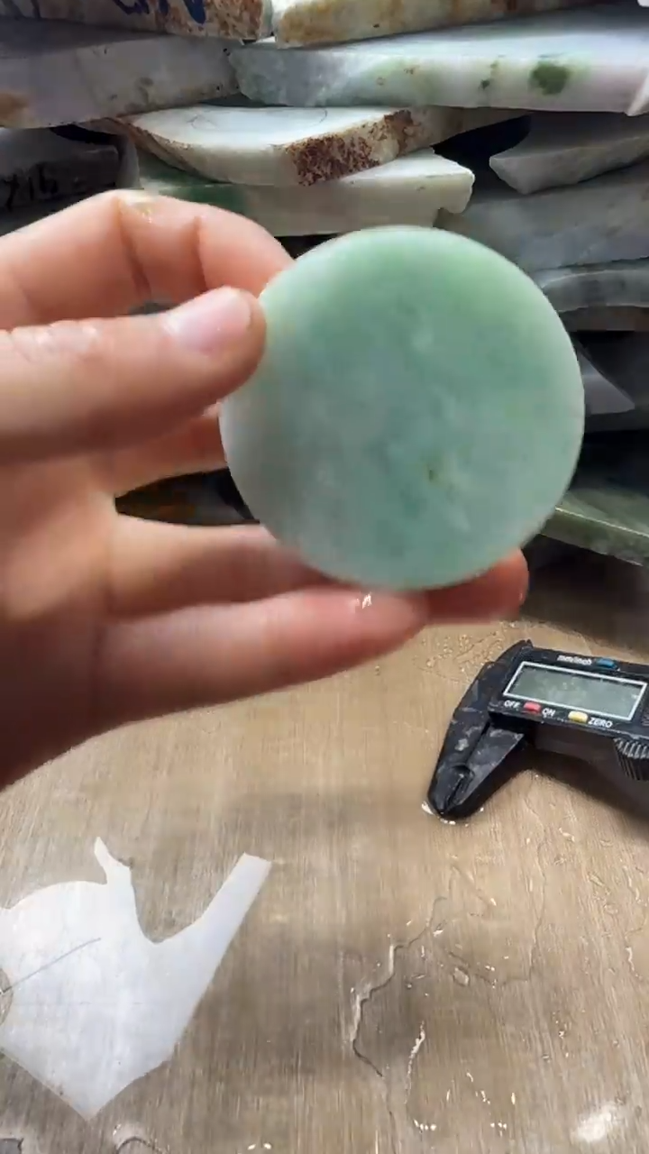 裸石翡翠天然翡翠A货花692