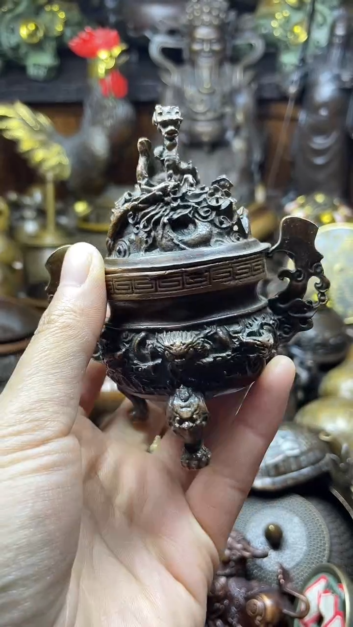 闪购链接，点击下单，有运费险，铜摆件