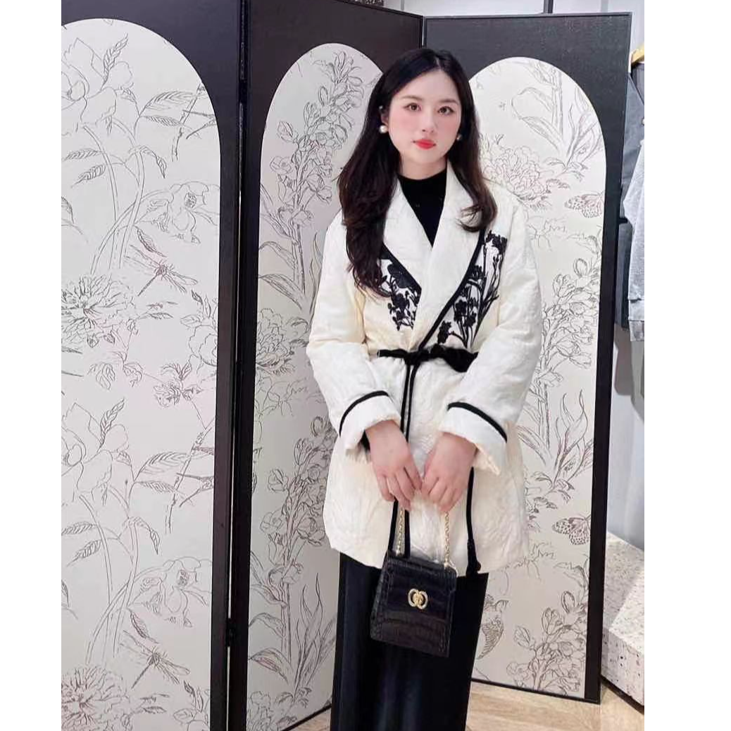 COCOON可可尼 简约复古羽绒服24年冬24409BF153020——4988