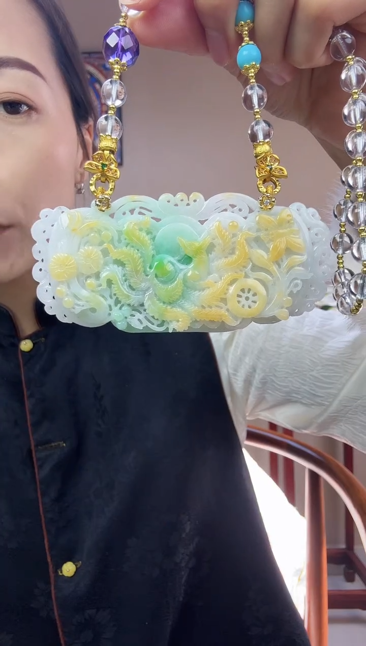 【闪购商品】翡翠颈饰未镶嵌特色原创翡翠颈饰