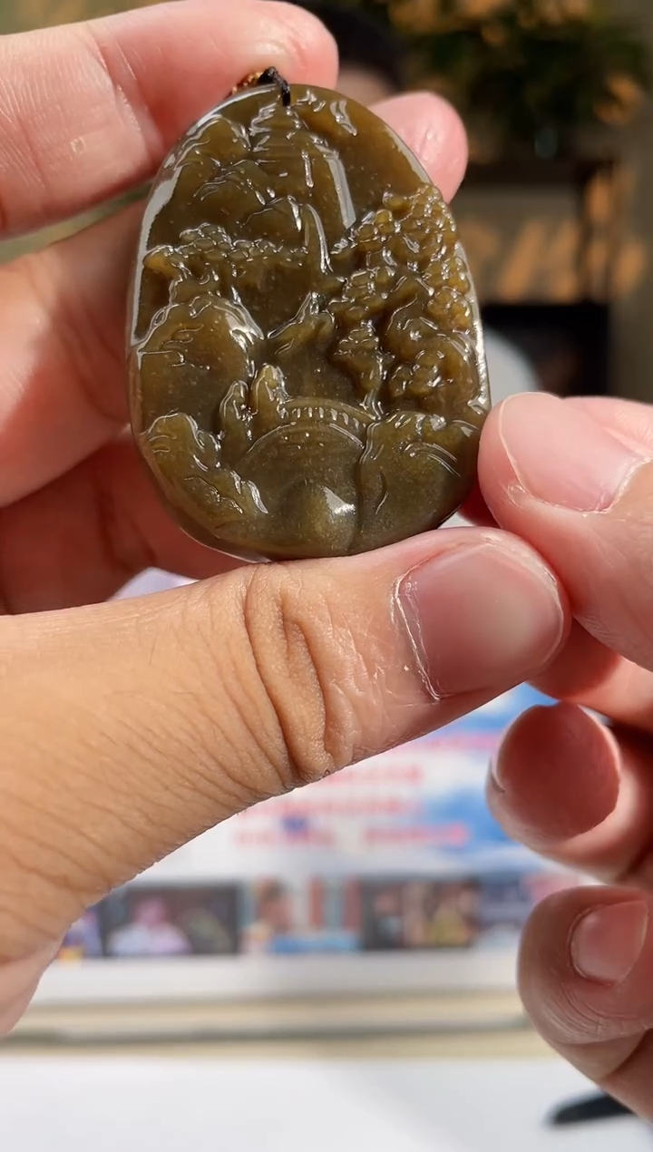 和田玉未镶嵌吊坠(不含链)多样性发货拍一发一