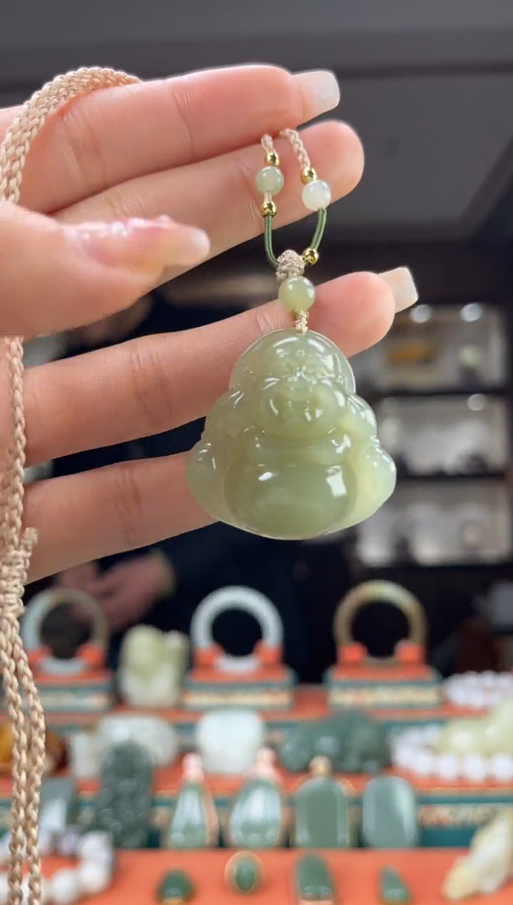 【闪购商品】和田玉颈饰未镶嵌佩佩35mm左右