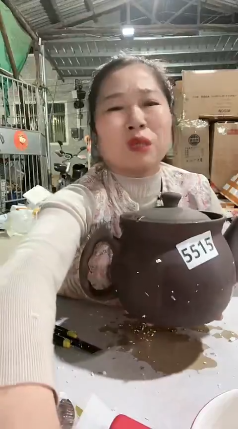 陶5515瑕疵紫砂养生壶