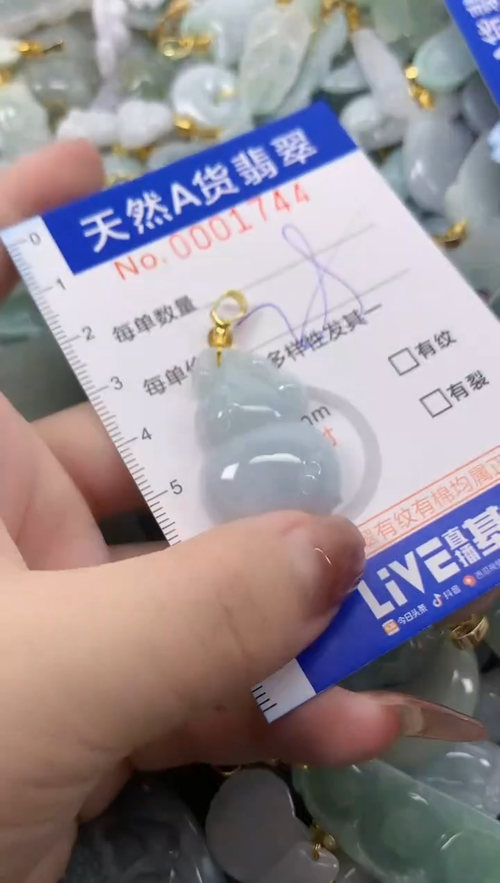 翡翠未镶嵌颈饰天然A货翡翠