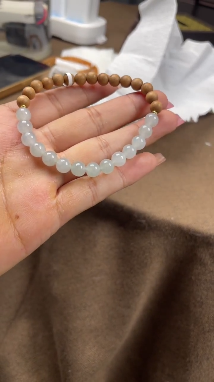 未镶嵌手链翡翠手串