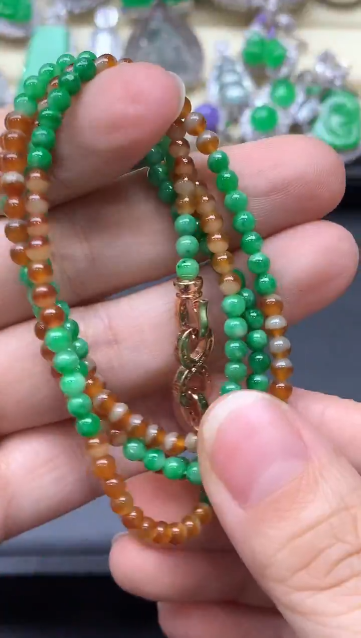 颈饰未镶嵌翡翠548-中国好珍宝