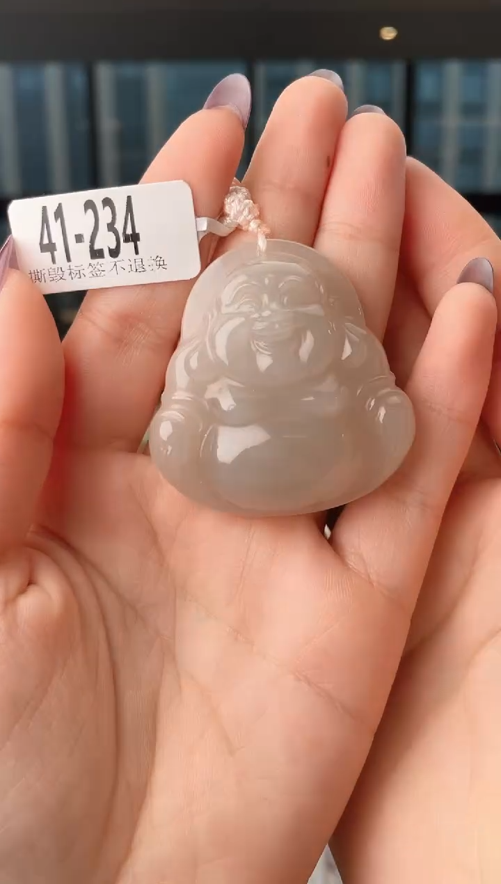 颈饰未镶嵌和田玉佛公 234