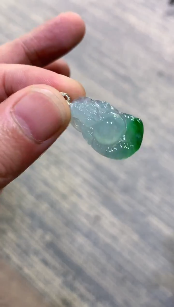 颈饰未镶嵌翡翠天然A货翡翠