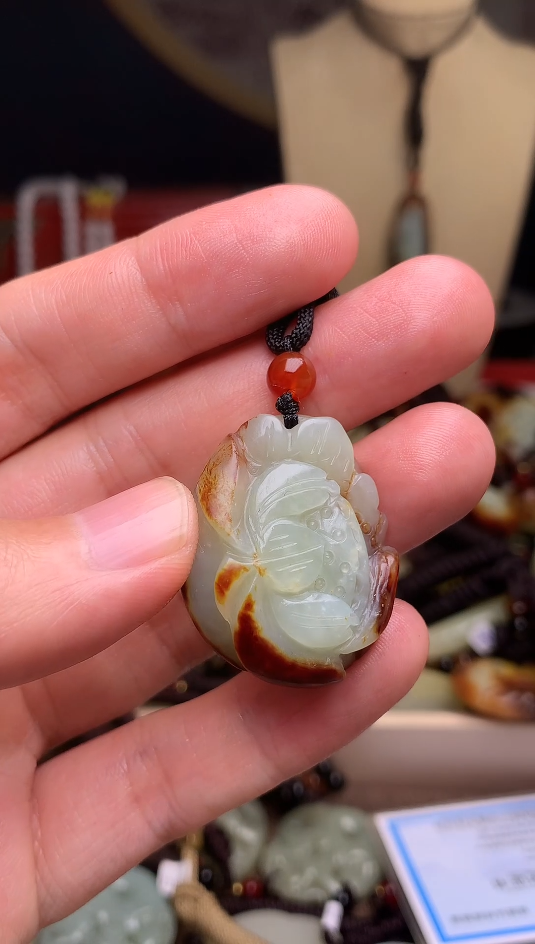 颈饰未镶嵌和田玉新疆料青海料清水和田玉吊坠