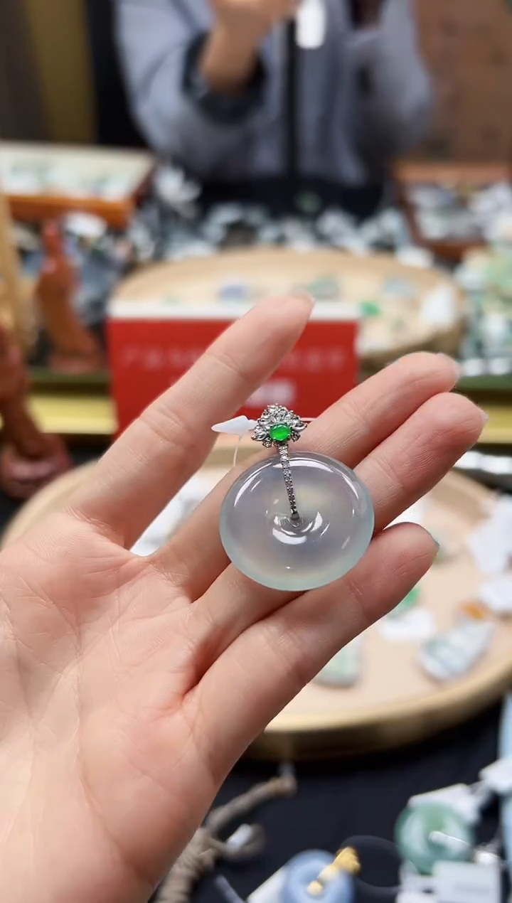 【闪购商品】翡翠颈饰18K金镶嵌DFZ0225-80
