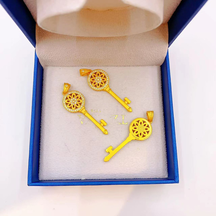 【香港正品】轻奢小众钥匙吊坠（1462）不含链