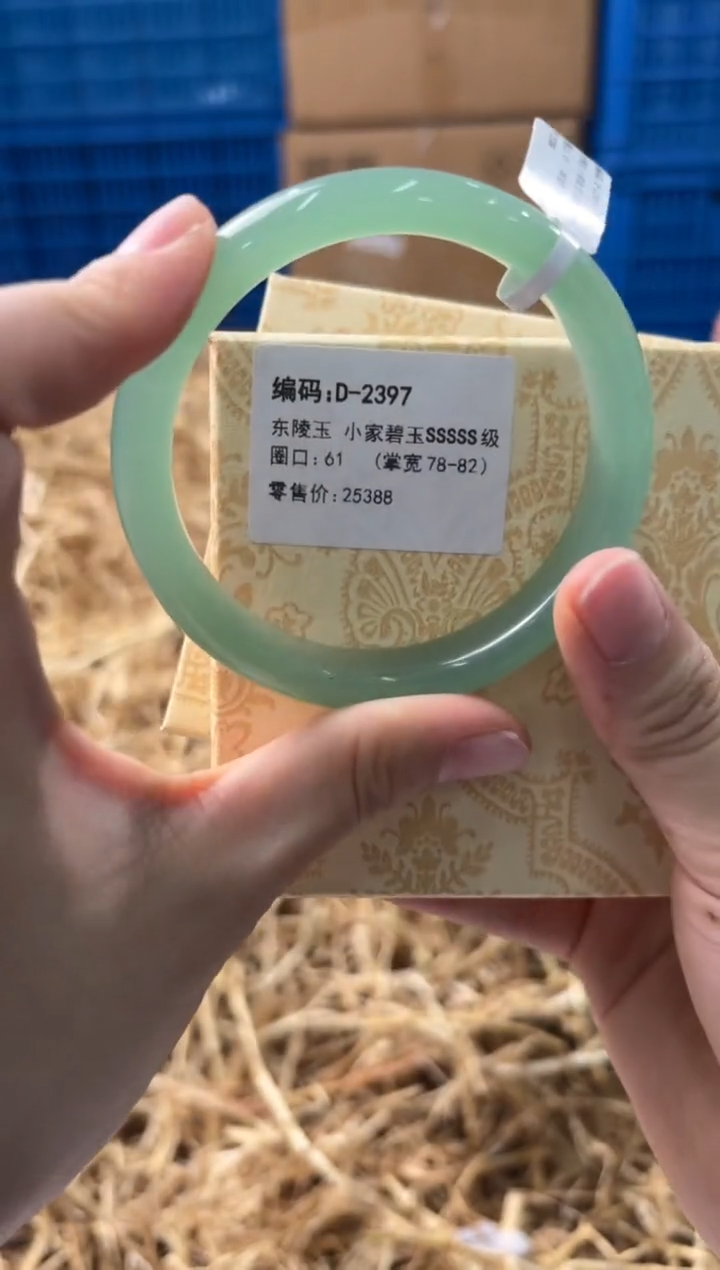 未镶嵌手镯石英质玉D-2397