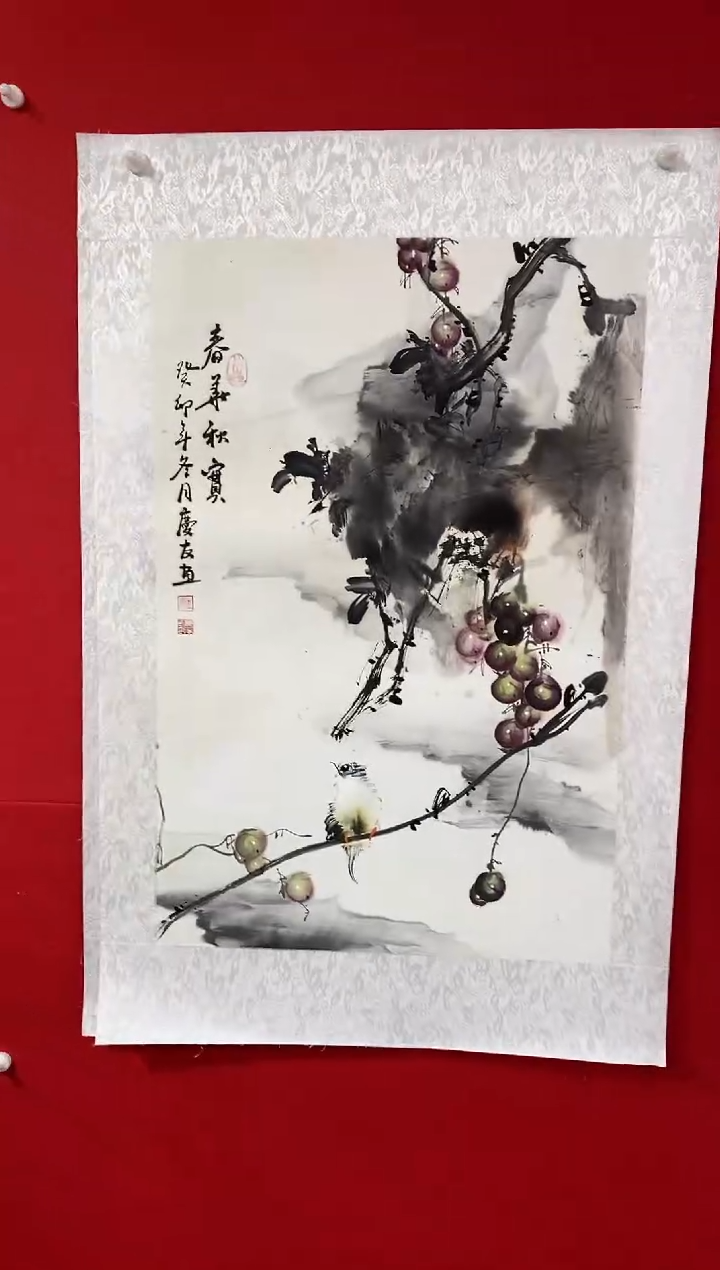 【闪购商品】国画LQY1480洋李庆友老师