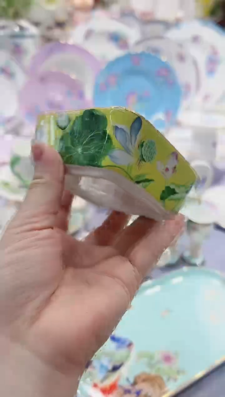 【闪购商品】骨瓷小方碗