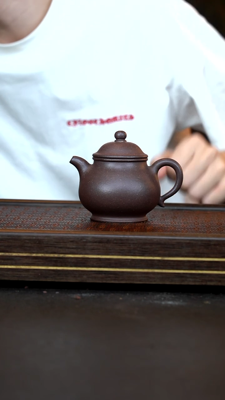 茶壶紫砂CZP   大水潭天青泥    高潘壶   200cc