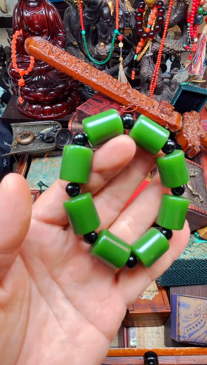 和田玉未镶嵌颈饰安哥专属精品链接c34