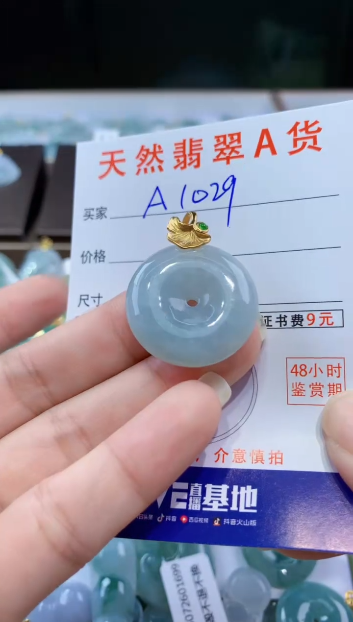 翡翠未镶嵌颈饰天然翡翠A货挂件 