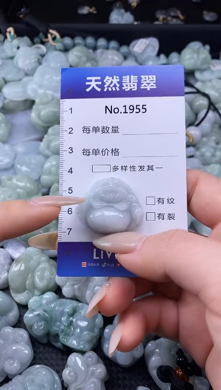 【闪购商品】翡翠颈饰未镶嵌缅甸A货翡翠1955