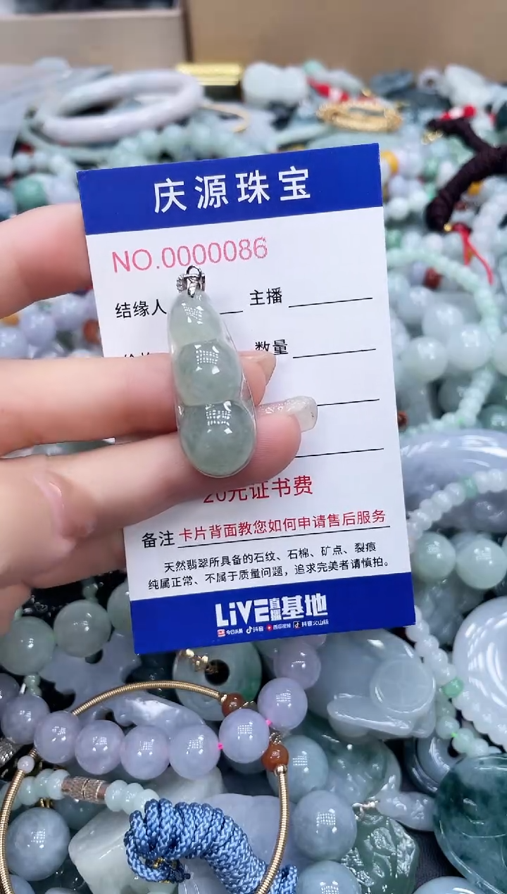 翡翠未镶嵌颈饰238