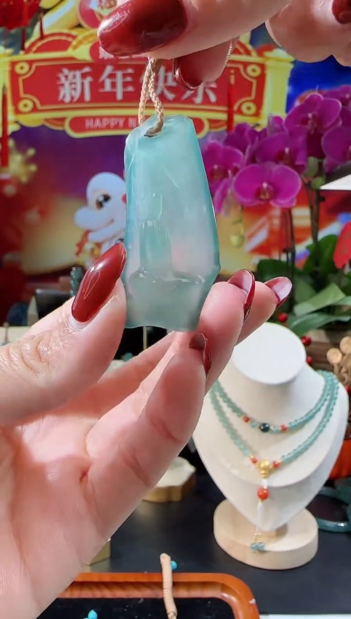 【闪购商品】翡翠吊坠(不含链)未镶嵌观音