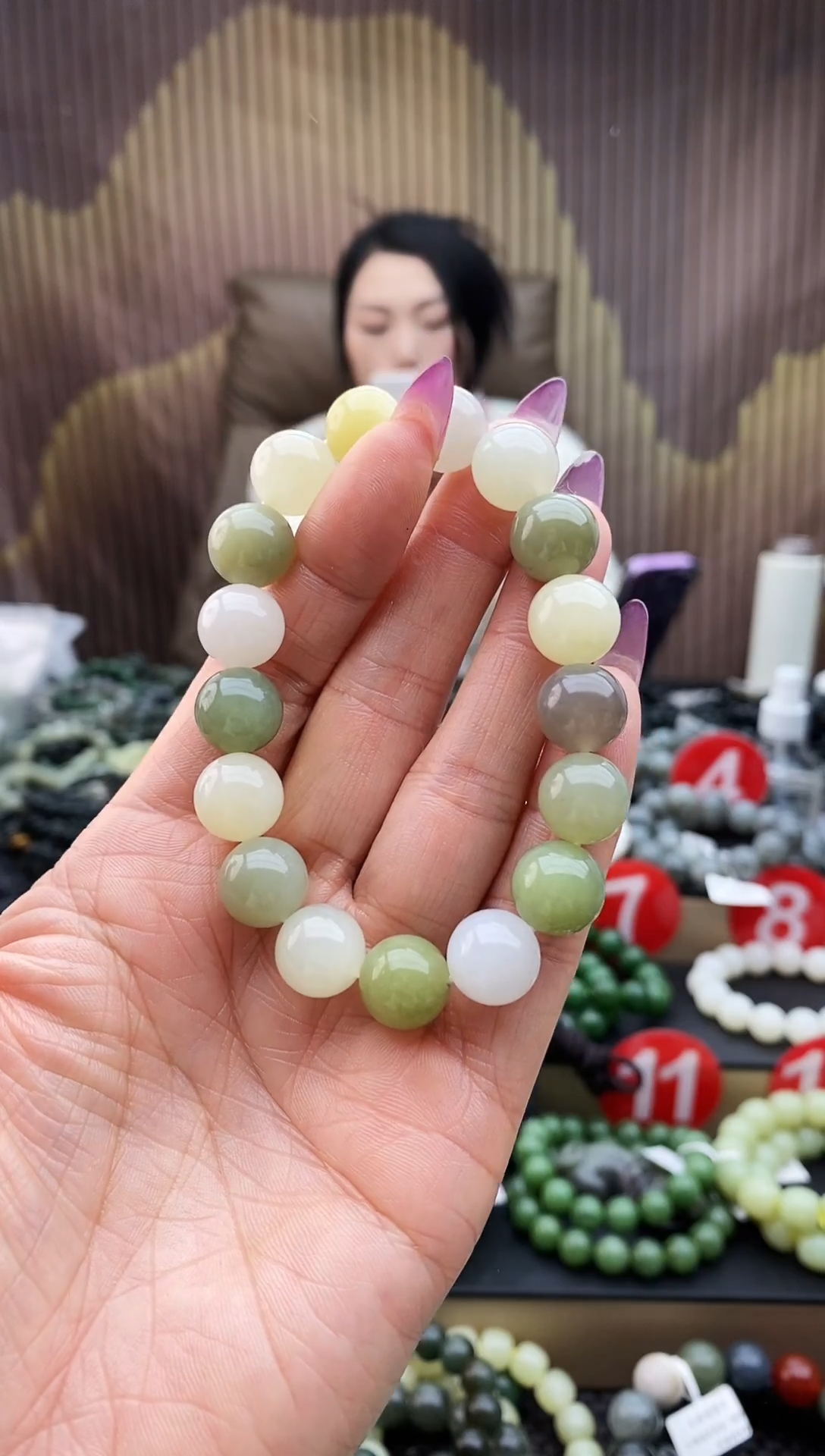 未镶嵌手串和田玉多宝全家福12
