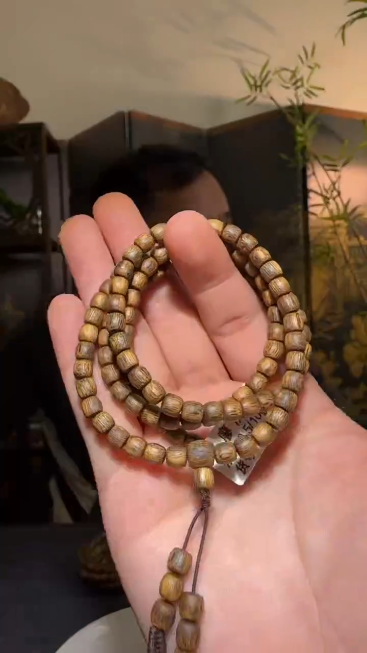 【闪购商品】沉香手串多圈白奇鼓珠0.5/10g