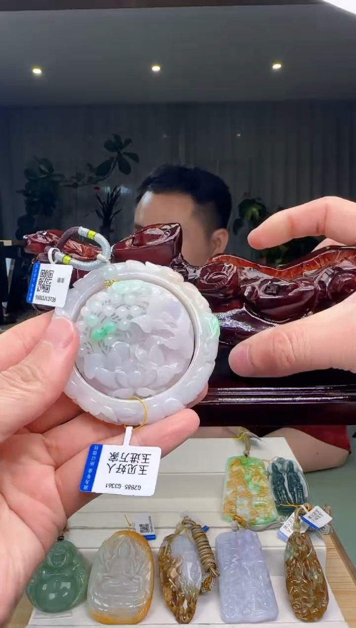 【闪购商品】翡翠摆件未镶嵌DY@@960Q3J13738