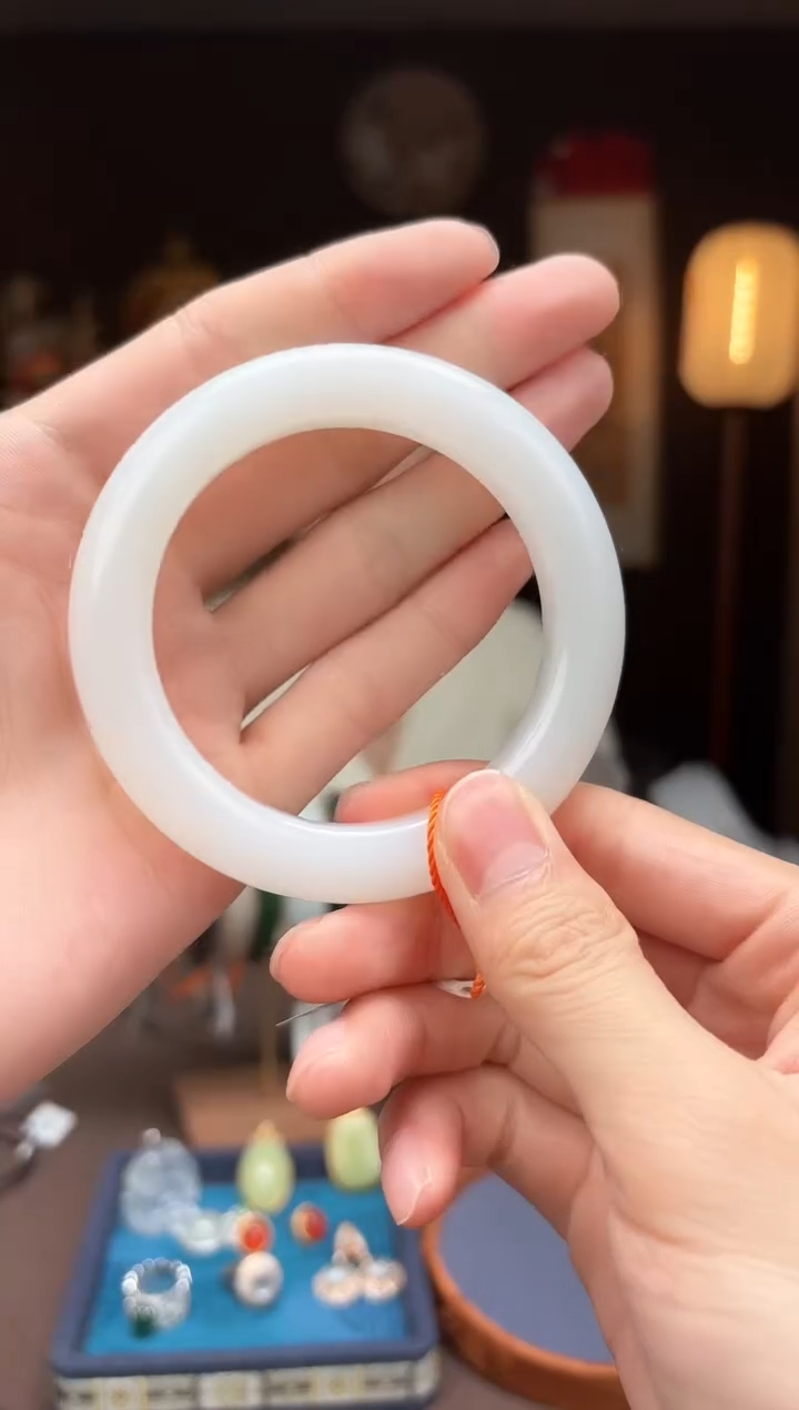 【闪购商品】和田玉AF55【手镯圈口备注】未镶嵌-