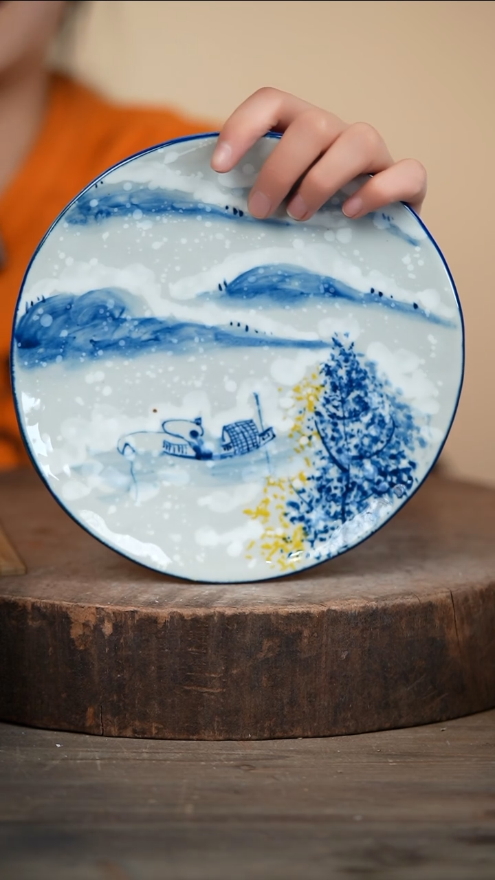 【闪购商品】瓷片景德镇高温釉下彩（食品级）