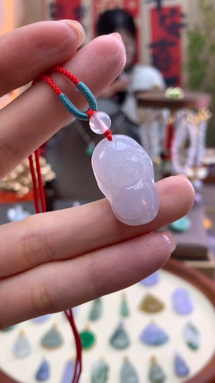 【闪购商品】翡翠颈饰未镶嵌福娃