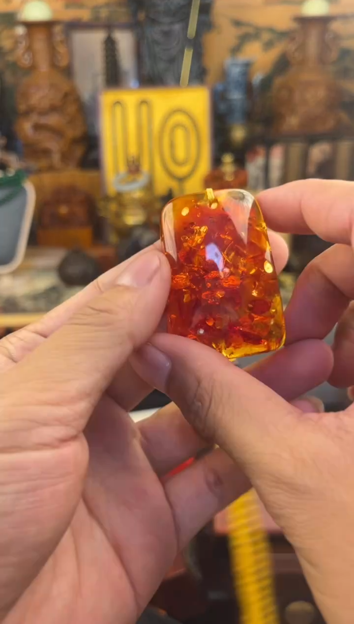 滴血莲花菩提把件 三三甄选