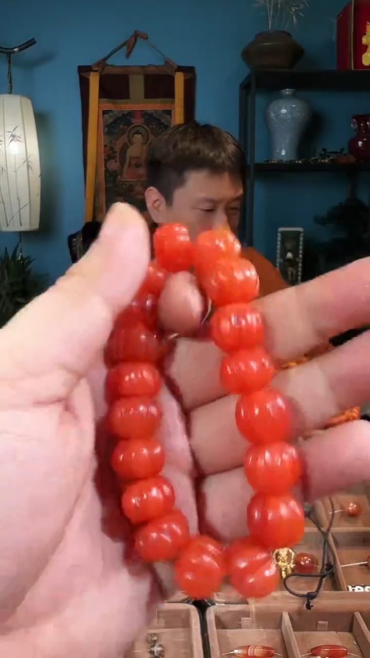 【闪购商品】南红玛瑙手串未镶嵌瓜珠手串