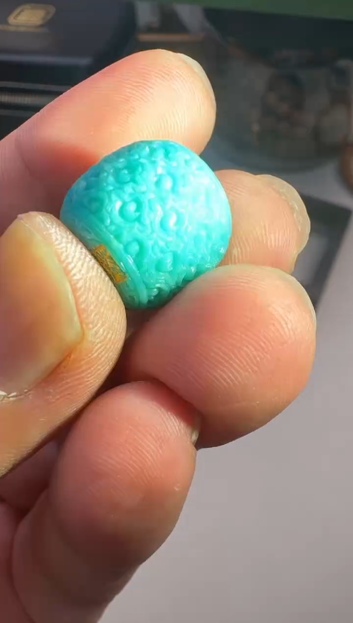 合金绿松石挂件绿松石