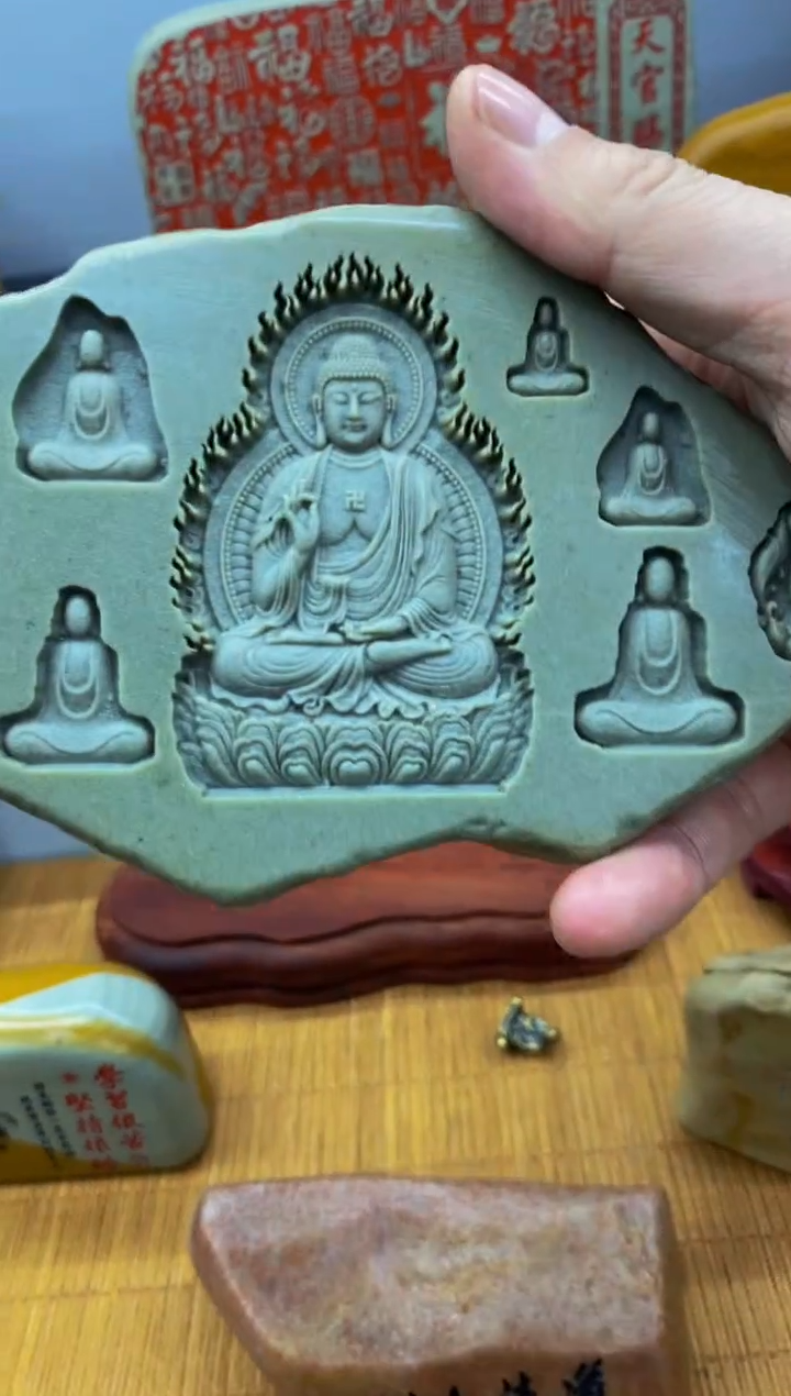 【闪购商品】茶宠石头刻字1000000下000