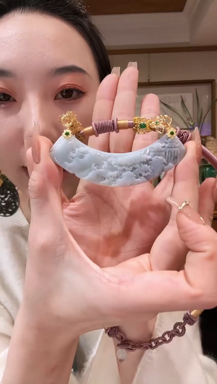 【闪购商品】翡翠颈饰未镶嵌国风