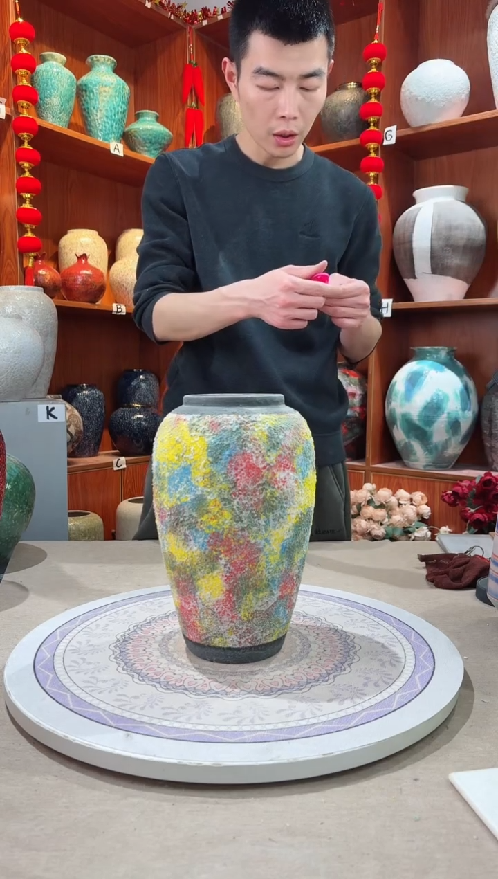 【闪购商品】瓶孤品 微瑕陶瓷花瓶 无花 a510