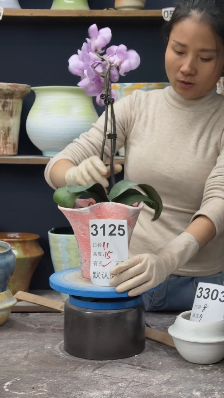 景德镇花盆默认微瑕3125
