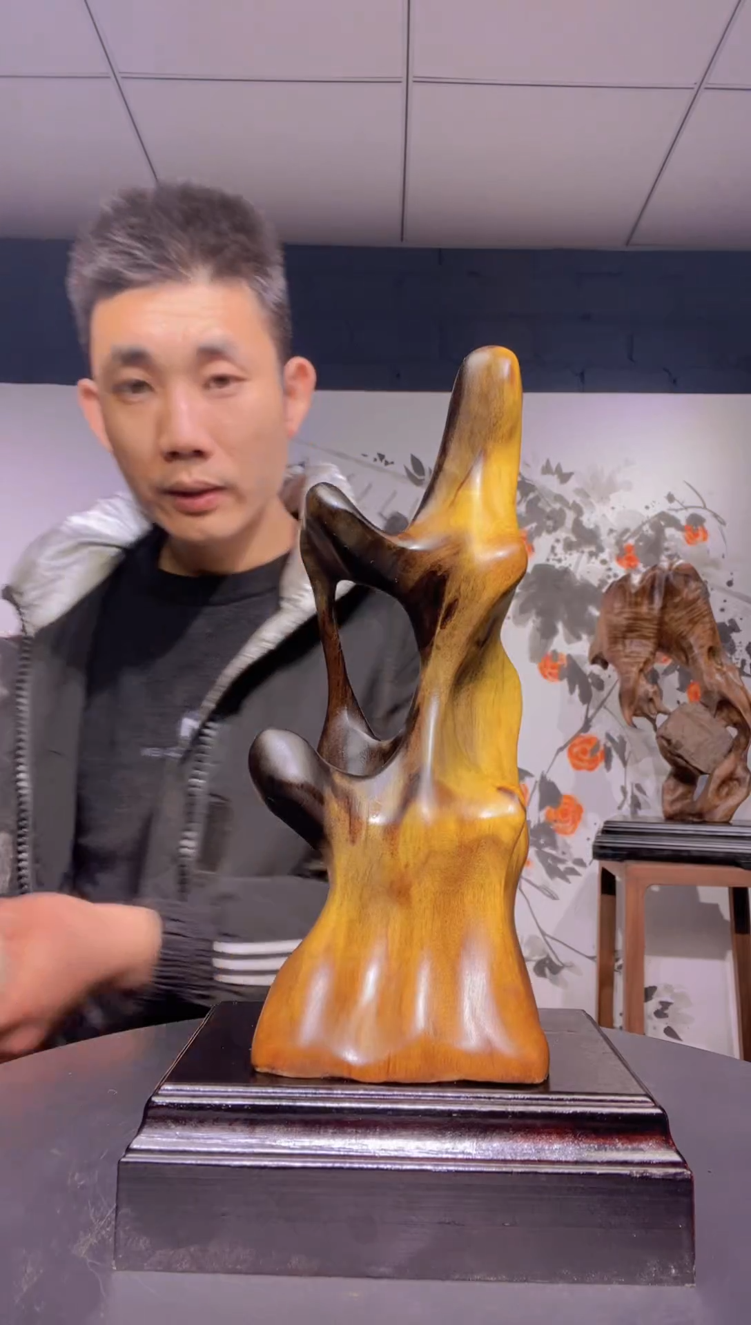 【闪购商品】金丝楠木雕金丝楠木工艺品摆件