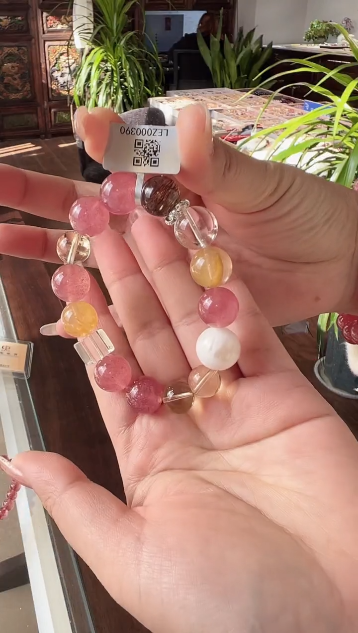 未镶嵌手串发晶手串