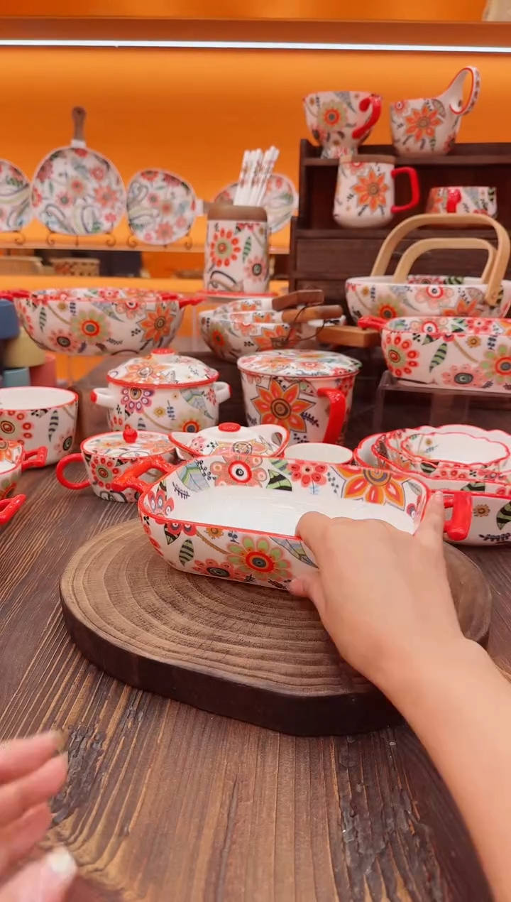 罐景德镇陶瓷餐具碗碟盘子